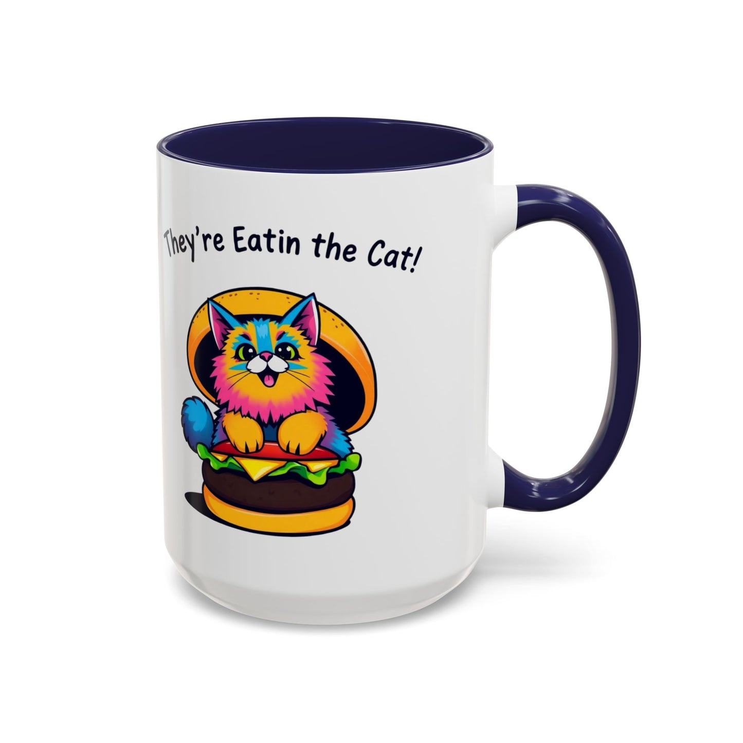 Whimsical Cat Themed Coffee Mug – Fun Pet Lover's Gift