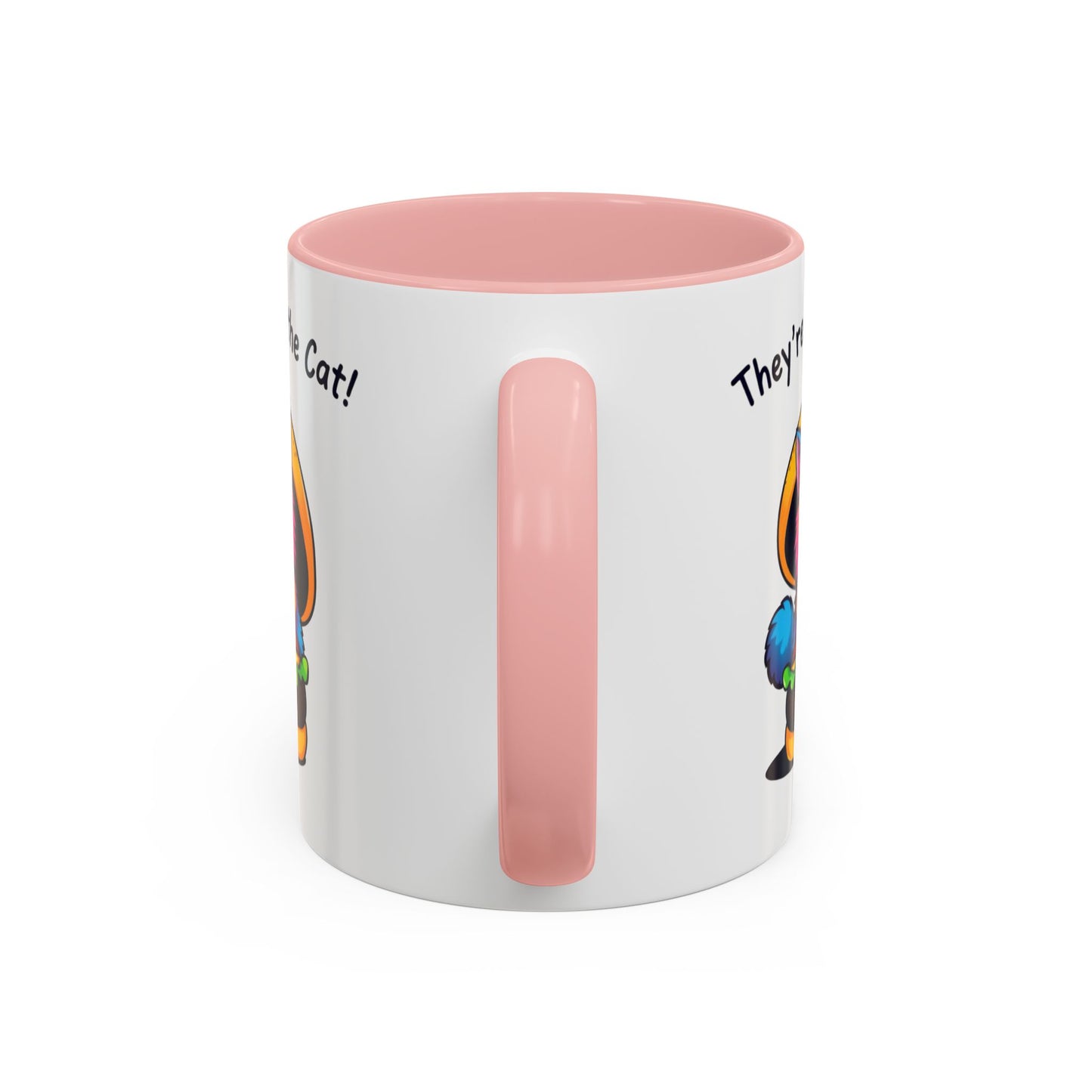 Whimsical Cat Themed Coffee Mug – Fun Pet Lover's Gift