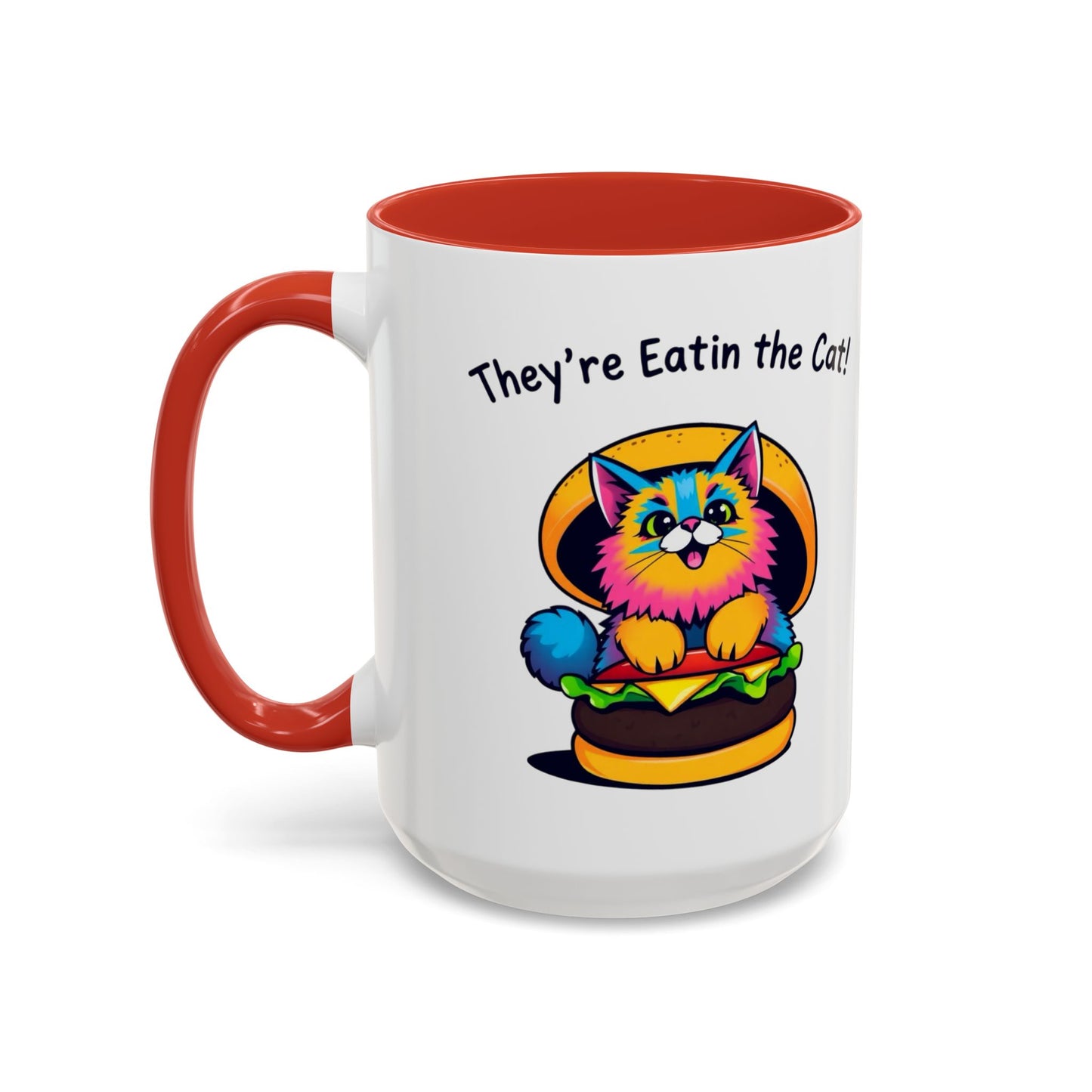 Whimsical Cat Themed Coffee Mug – Fun Pet Lover's Gift