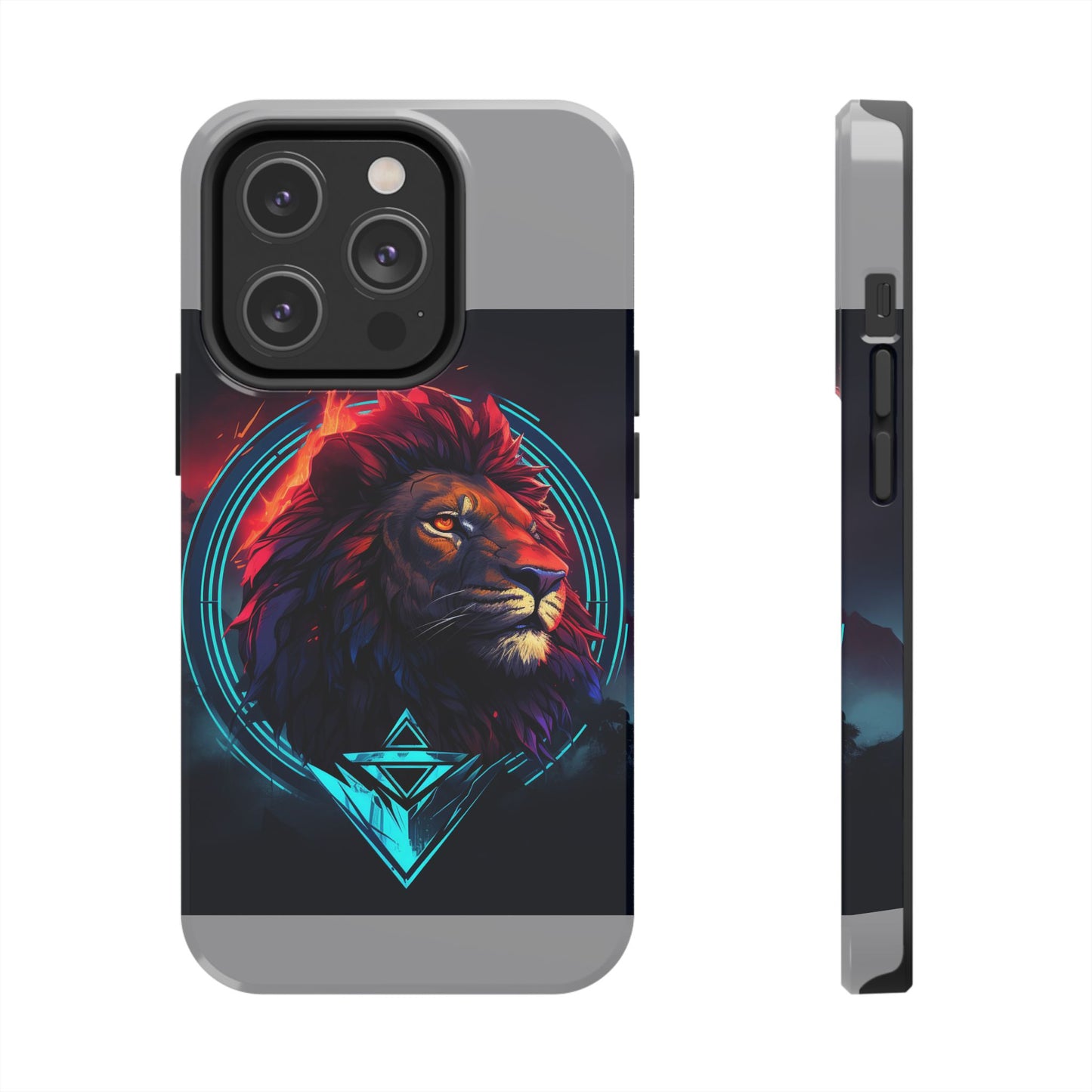 Majestic Lion Tough Phone Case - Rugged Protection for Animal Lovers