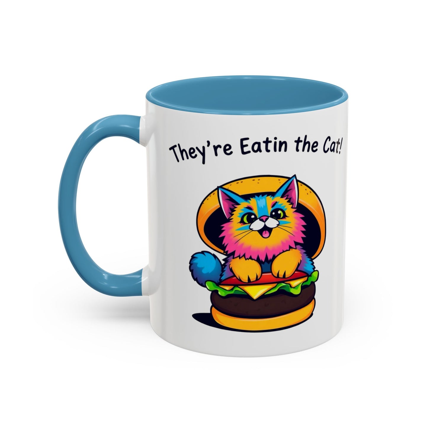 Whimsical Cat Themed Coffee Mug – Fun Pet Lover's Gift