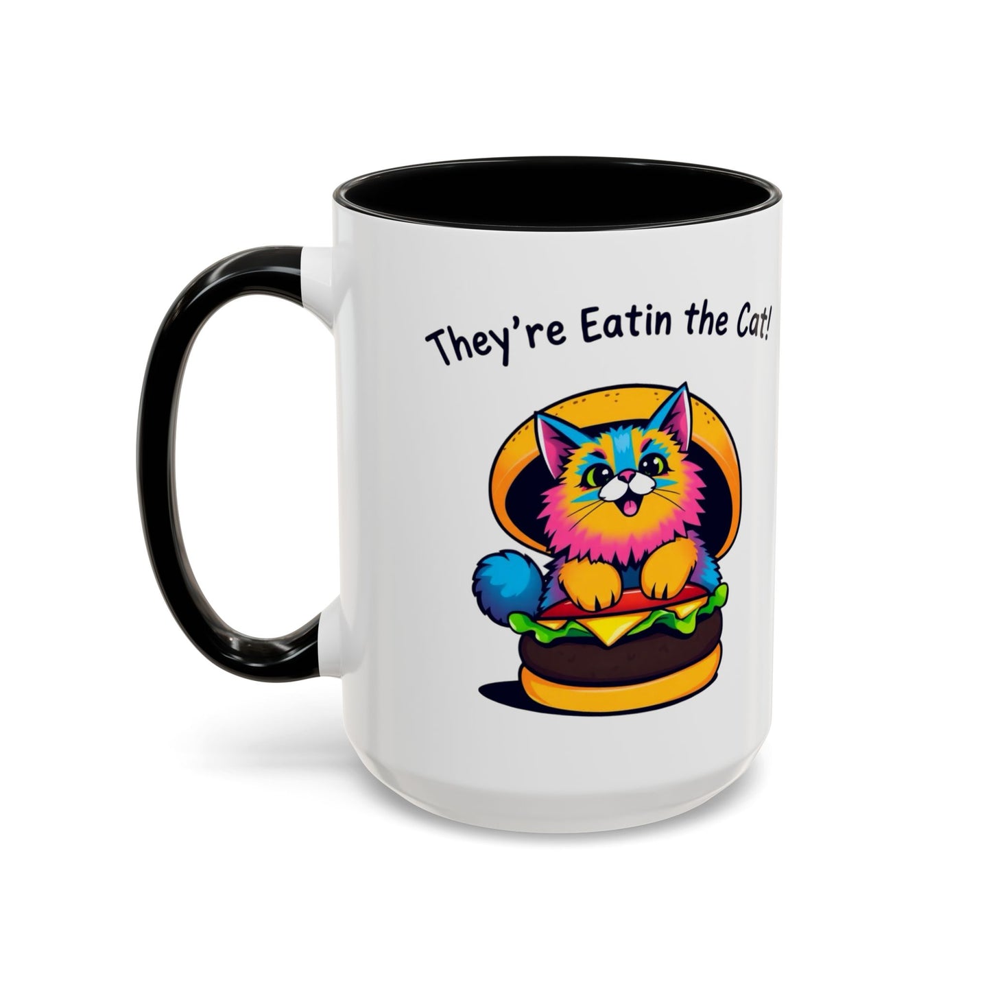 Whimsical Cat Themed Coffee Mug – Fun Pet Lover's Gift