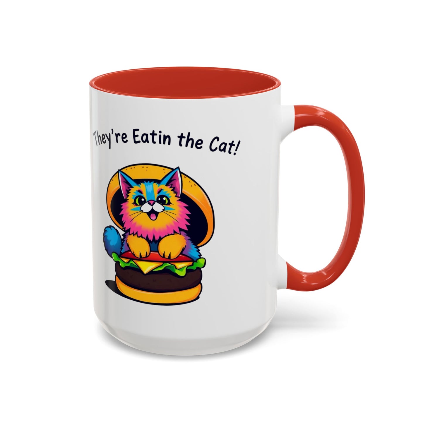 Whimsical Cat Themed Coffee Mug – Fun Pet Lover's Gift