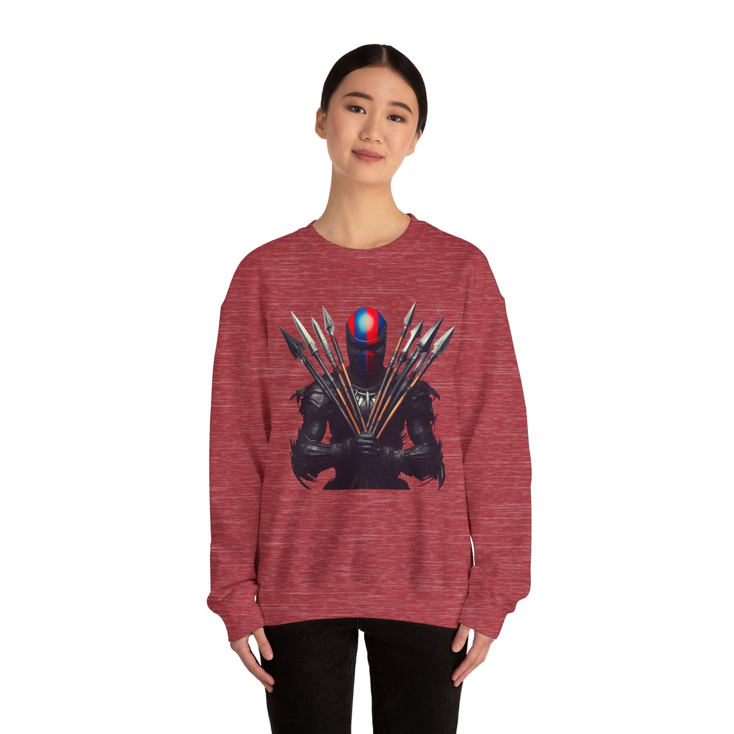 Fierce Warrior Graphic Sweatshirt - Unisex Heavy Blend™ Crewneck