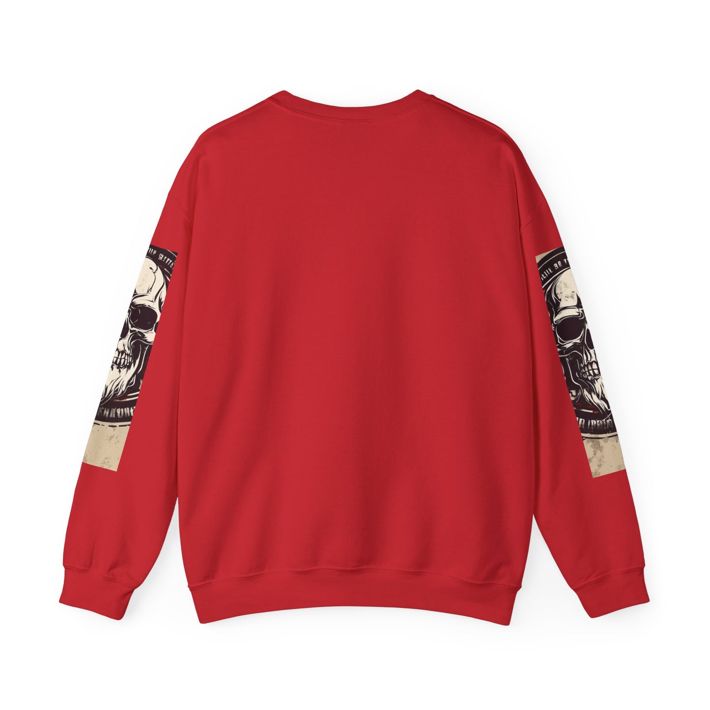 Skull Graphic Unisex Crewneck Sweatshirt – Edgy Vintage Style