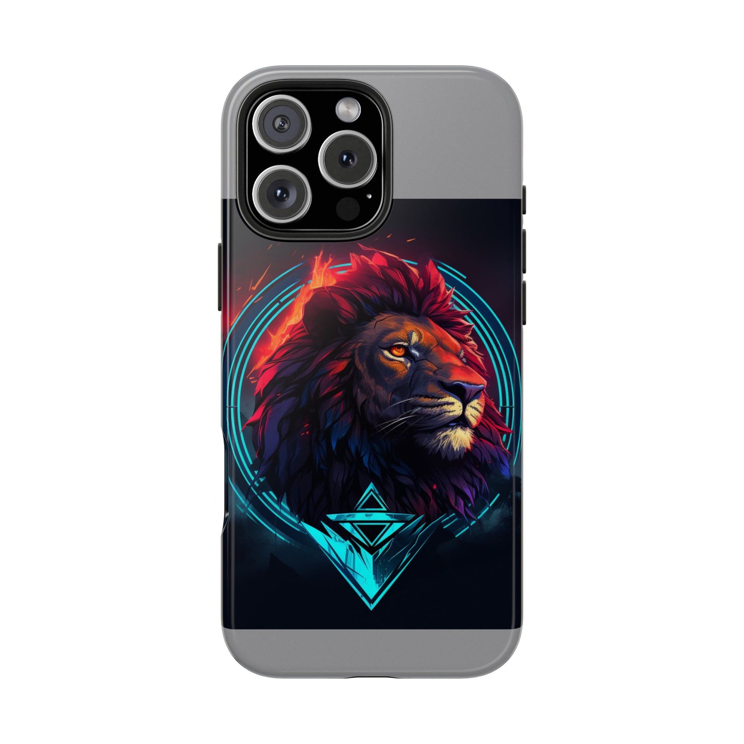 Majestic Lion Tough Phone Case - Rugged Protection for Animal Lovers