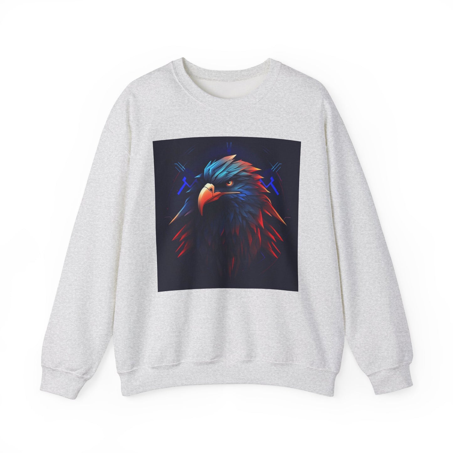 Bold Eagle Graphic Unisex Crewneck Sweatshirt - Perfect for Nature Lovers