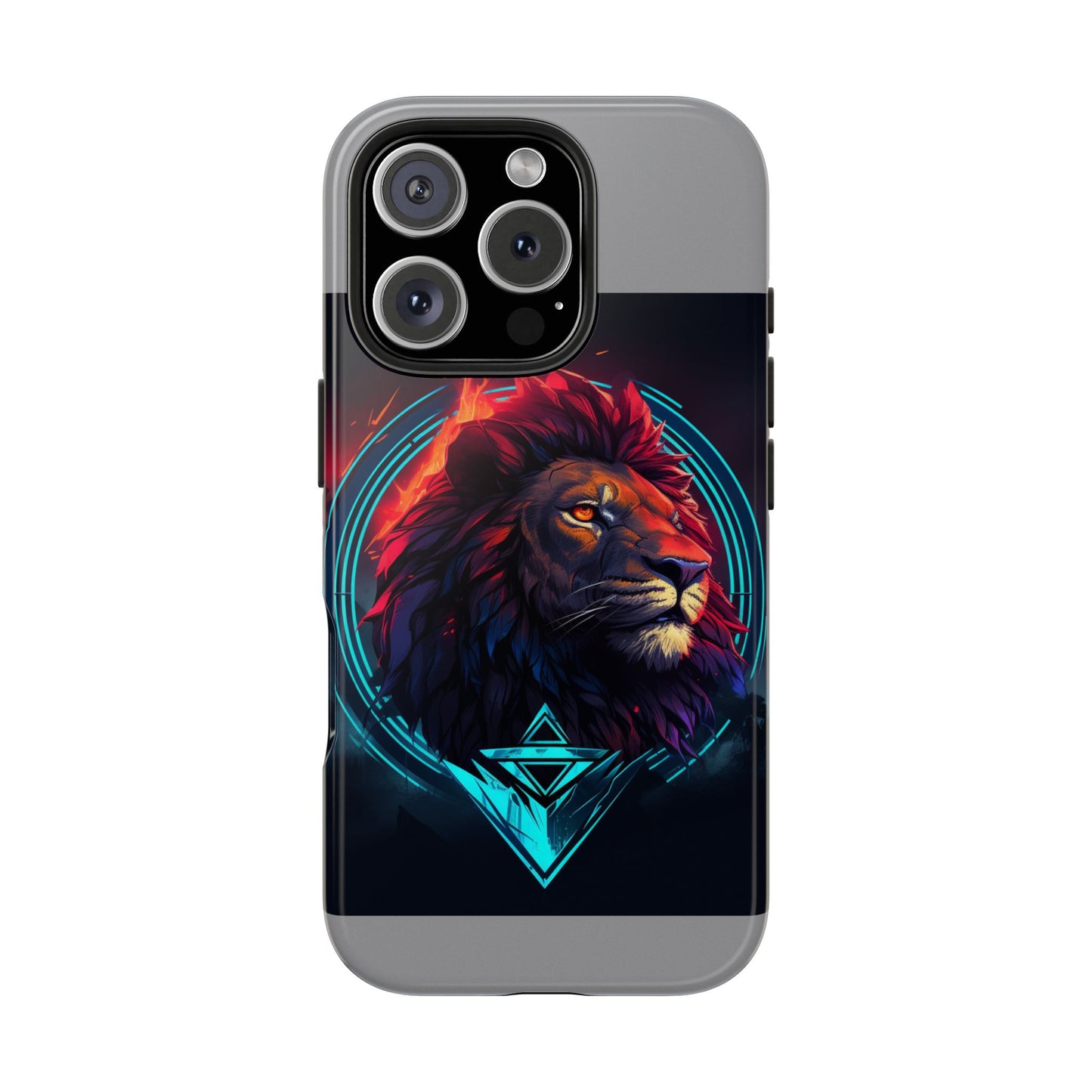 Majestic Lion Tough Phone Case - Rugged Protection for Animal Lovers