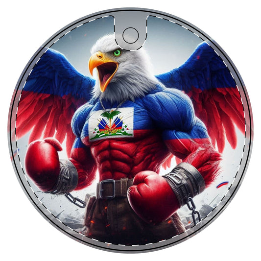 Patriotic Eagle Ceramic Ornament - Perfect for Holidays and Celebrations