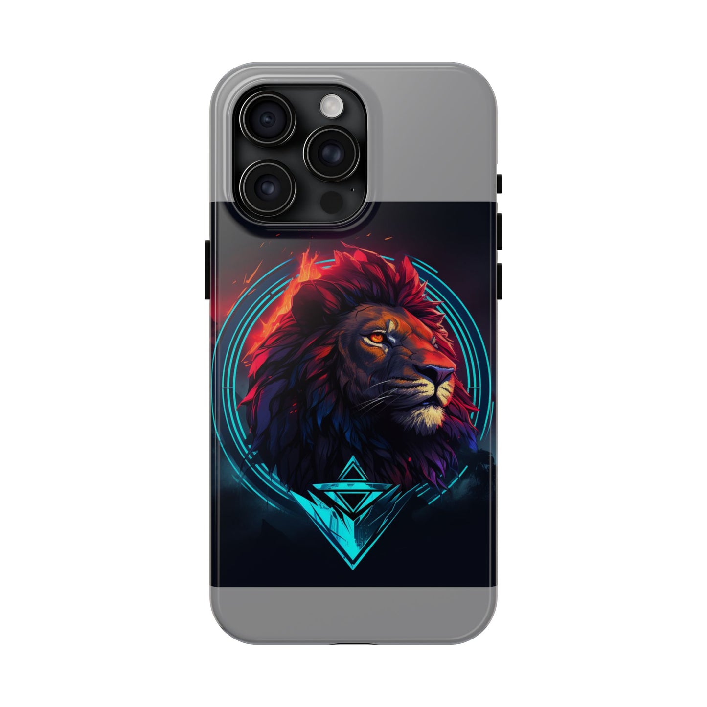 Majestic Lion Tough Phone Case - Rugged Protection for Animal Lovers