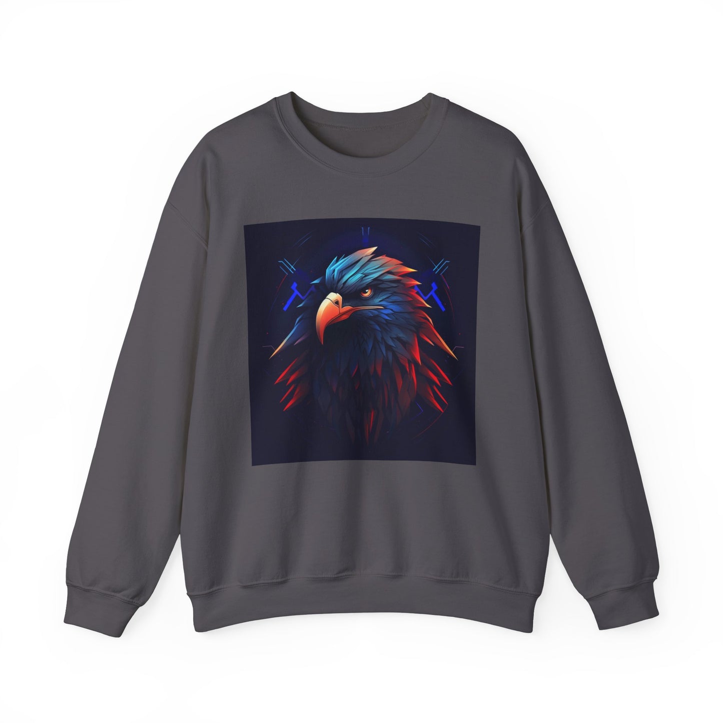 Bold Eagle Graphic Unisex Crewneck Sweatshirt - Perfect for Nature Lovers