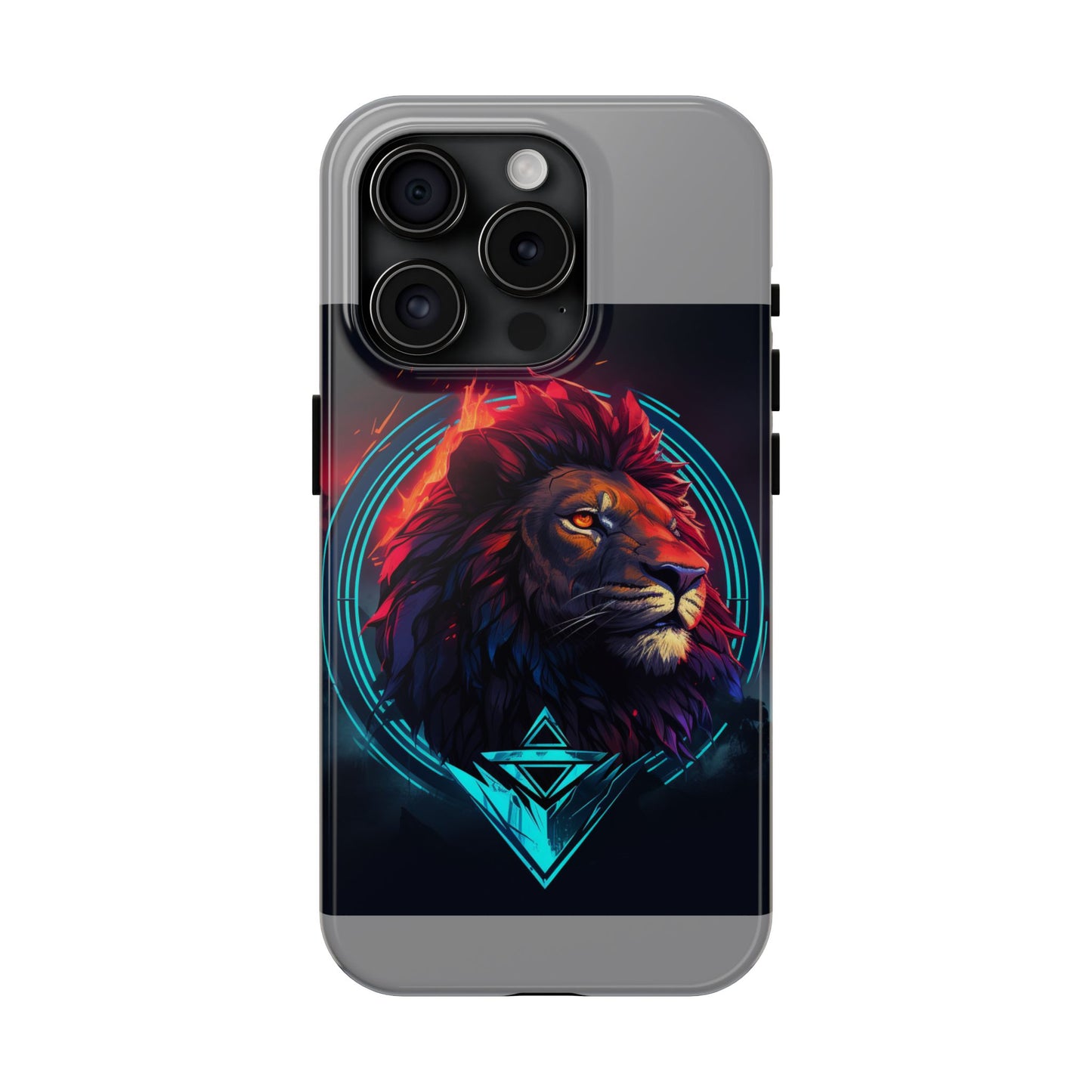 Majestic Lion Tough Phone Case - Rugged Protection for Animal Lovers