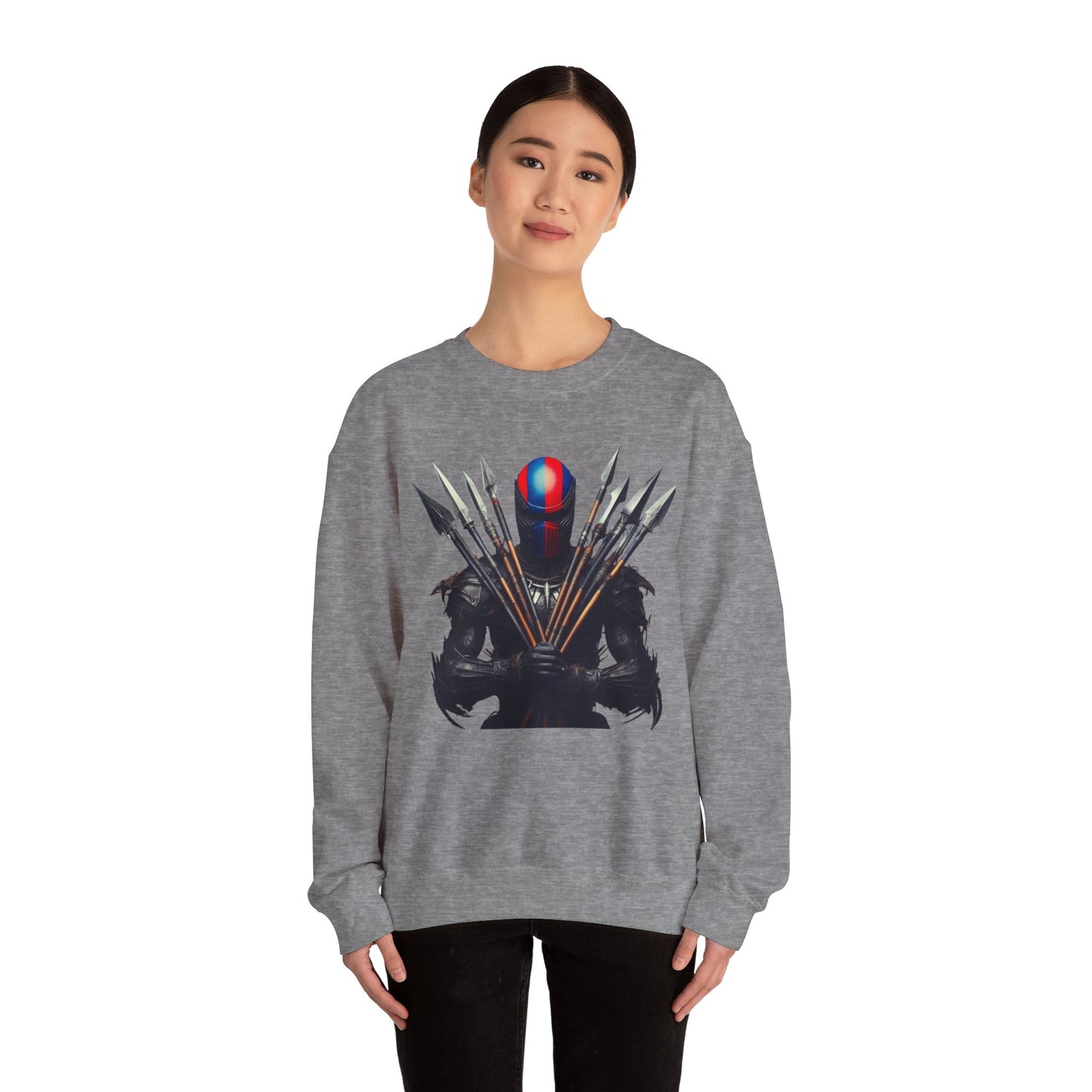 Fierce Warrior Graphic Sweatshirt - Unisex Heavy Blend™ Crewneck