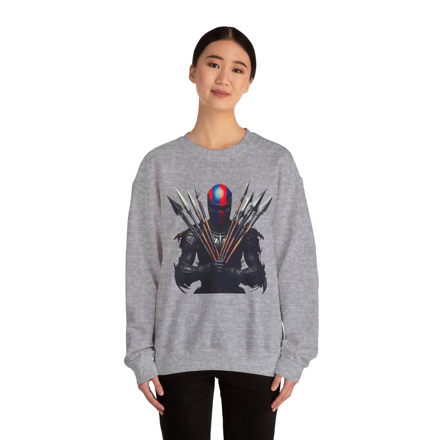 Fierce Warrior Graphic Sweatshirt - Unisex Heavy Blend™ Crewneck