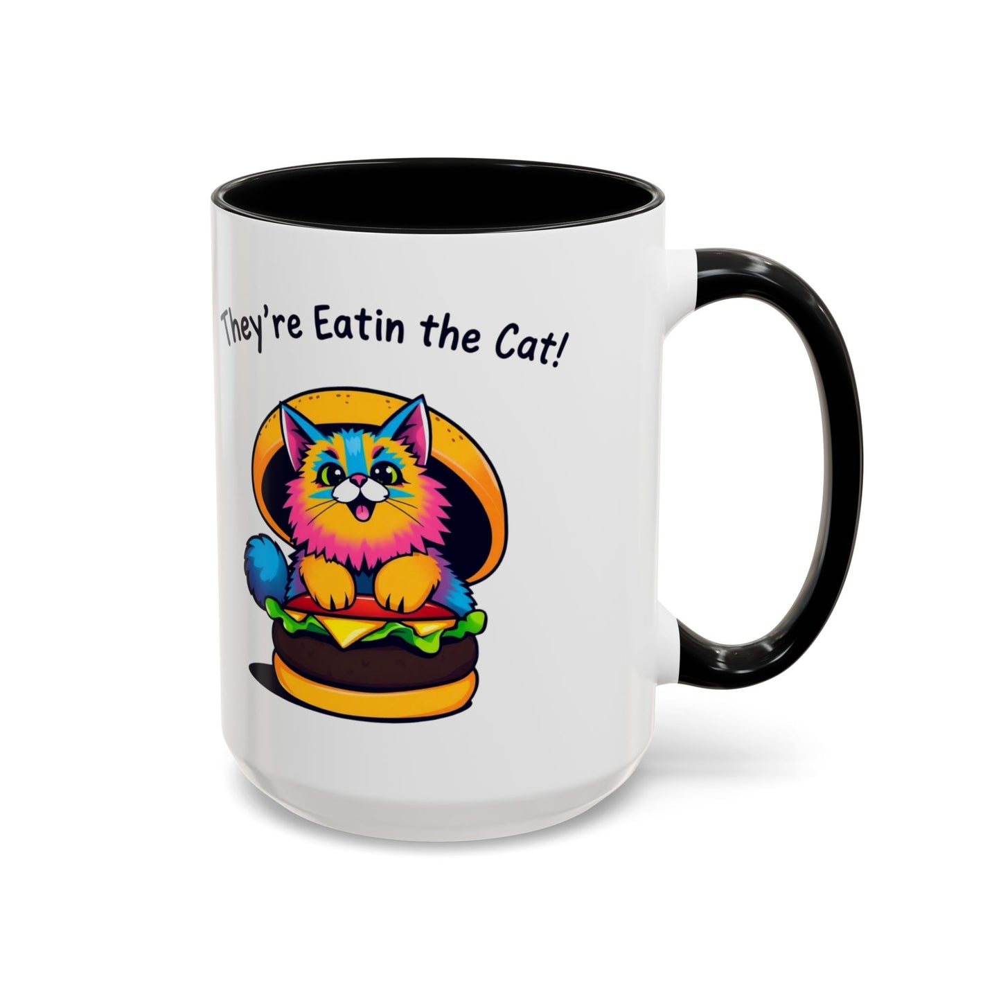 Whimsical Cat Themed Coffee Mug – Fun Pet Lover's Gift