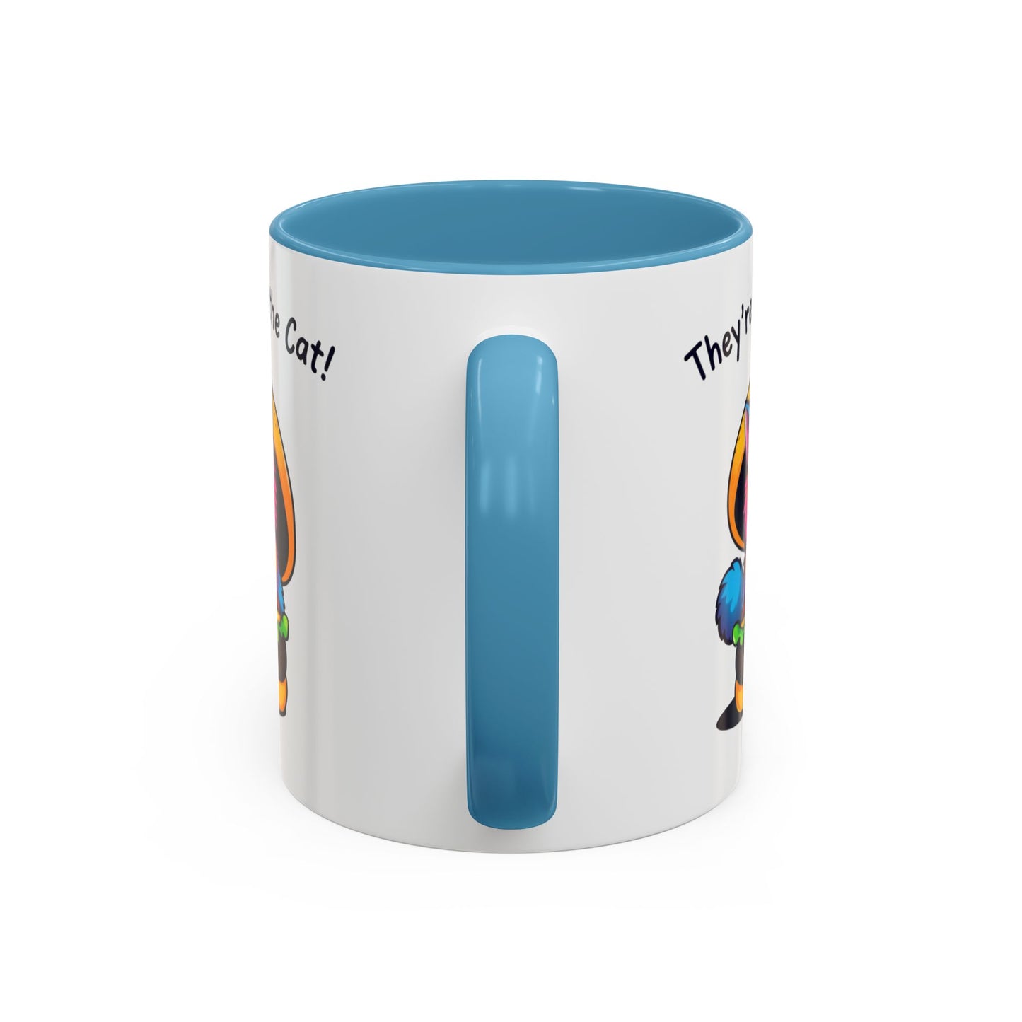 Whimsical Cat Themed Coffee Mug – Fun Pet Lover's Gift