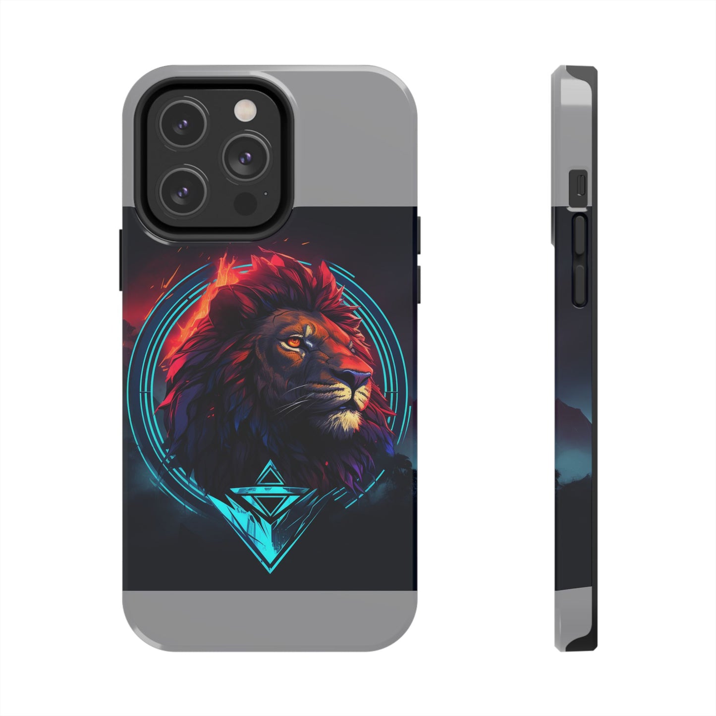 Majestic Lion Tough Phone Case - Rugged Protection for Animal Lovers