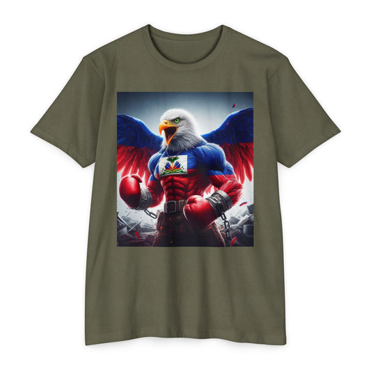 Haitian Eagle Champion T-Shirt - Unisex Epic Graphic Tee