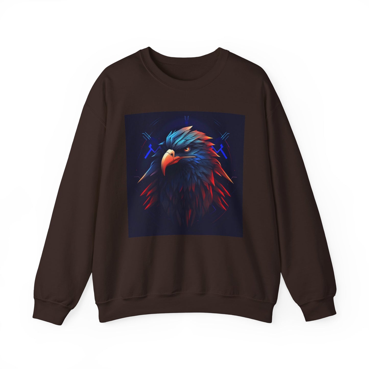 Bold Eagle Graphic Unisex Crewneck Sweatshirt - Perfect for Nature Lovers