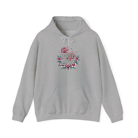 Boho Floral Skull Hoodie for Unisex - Perfect for Fall Festivals & Casual Wear