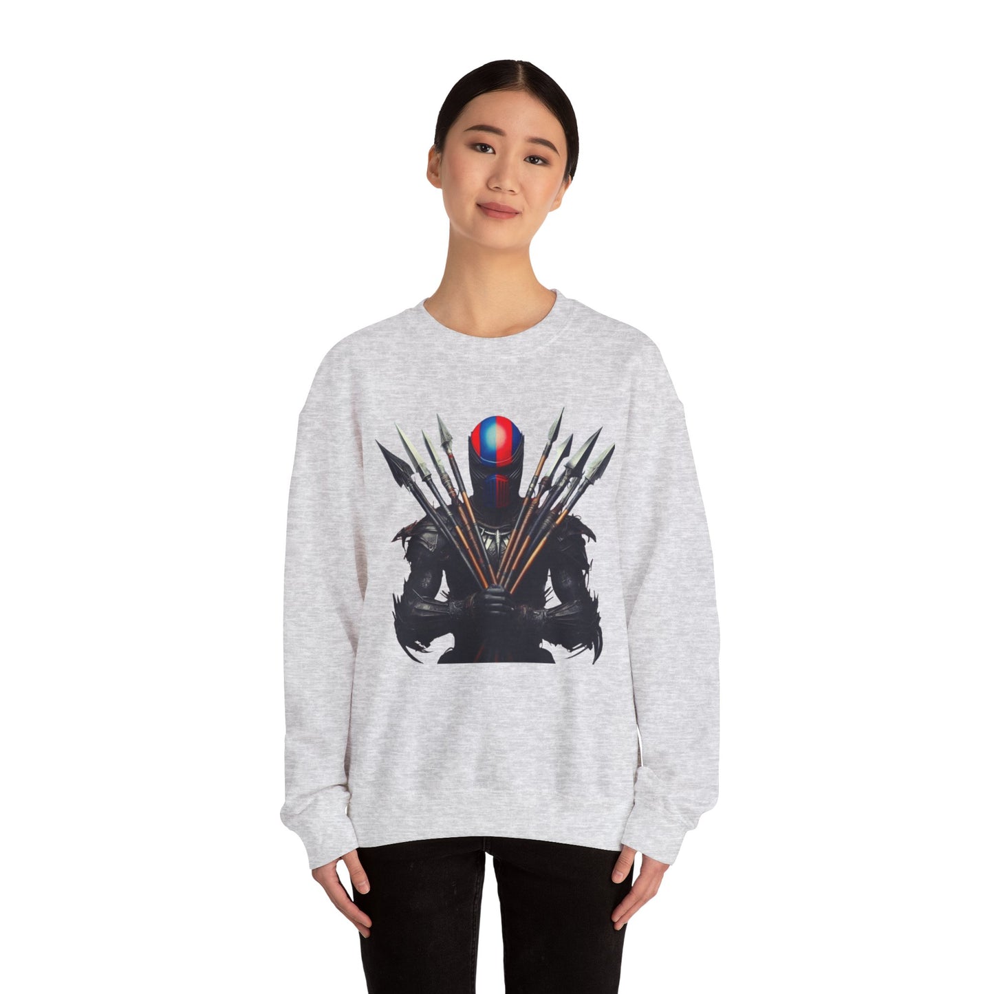 Fierce Warrior Graphic Sweatshirt - Unisex Heavy Blend™ Crewneck