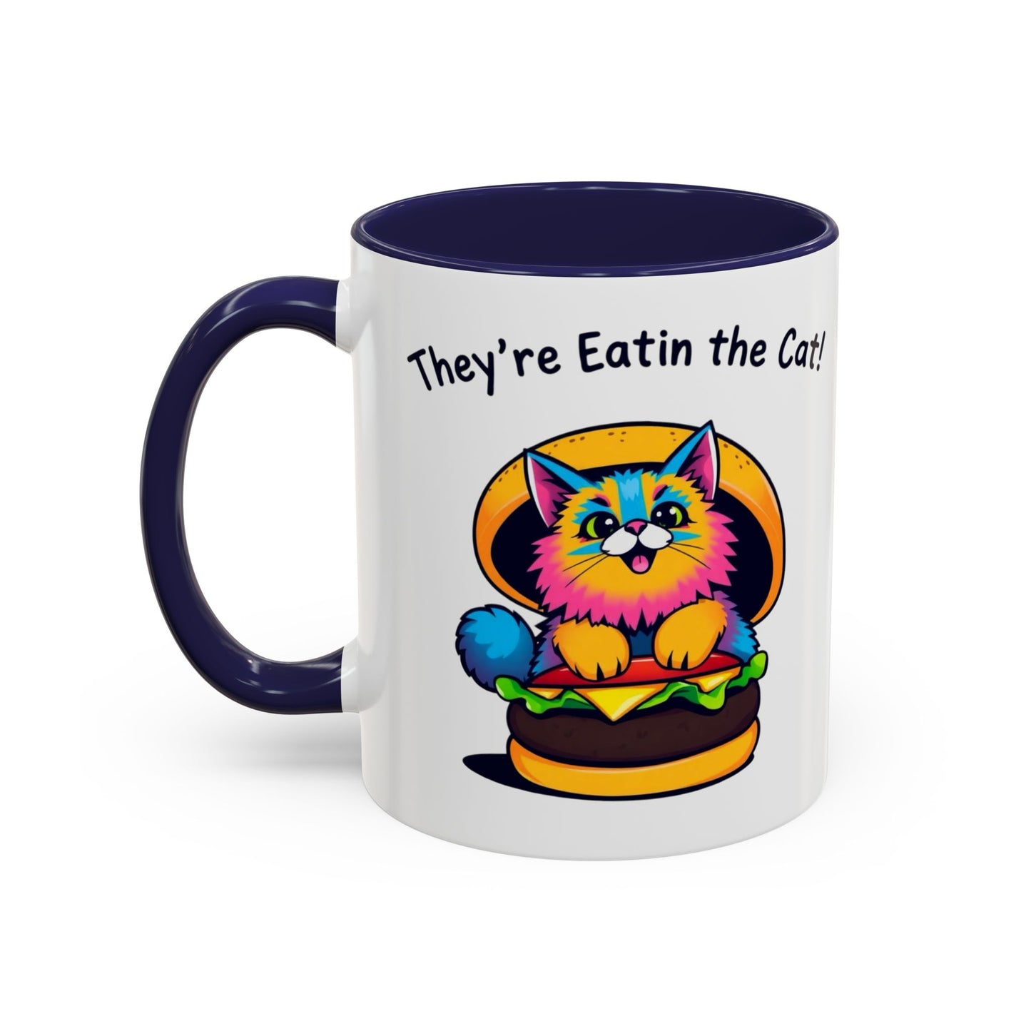 Whimsical Cat Themed Coffee Mug – Fun Pet Lover's Gift