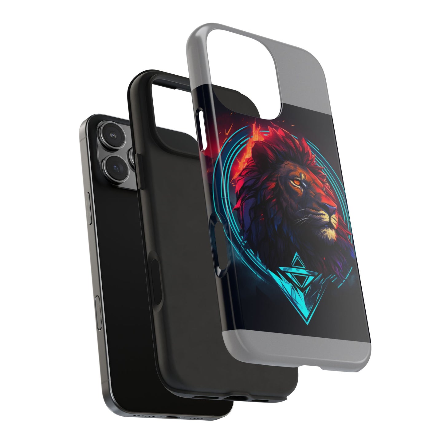 Majestic Lion Tough Phone Case - Rugged Protection for Animal Lovers