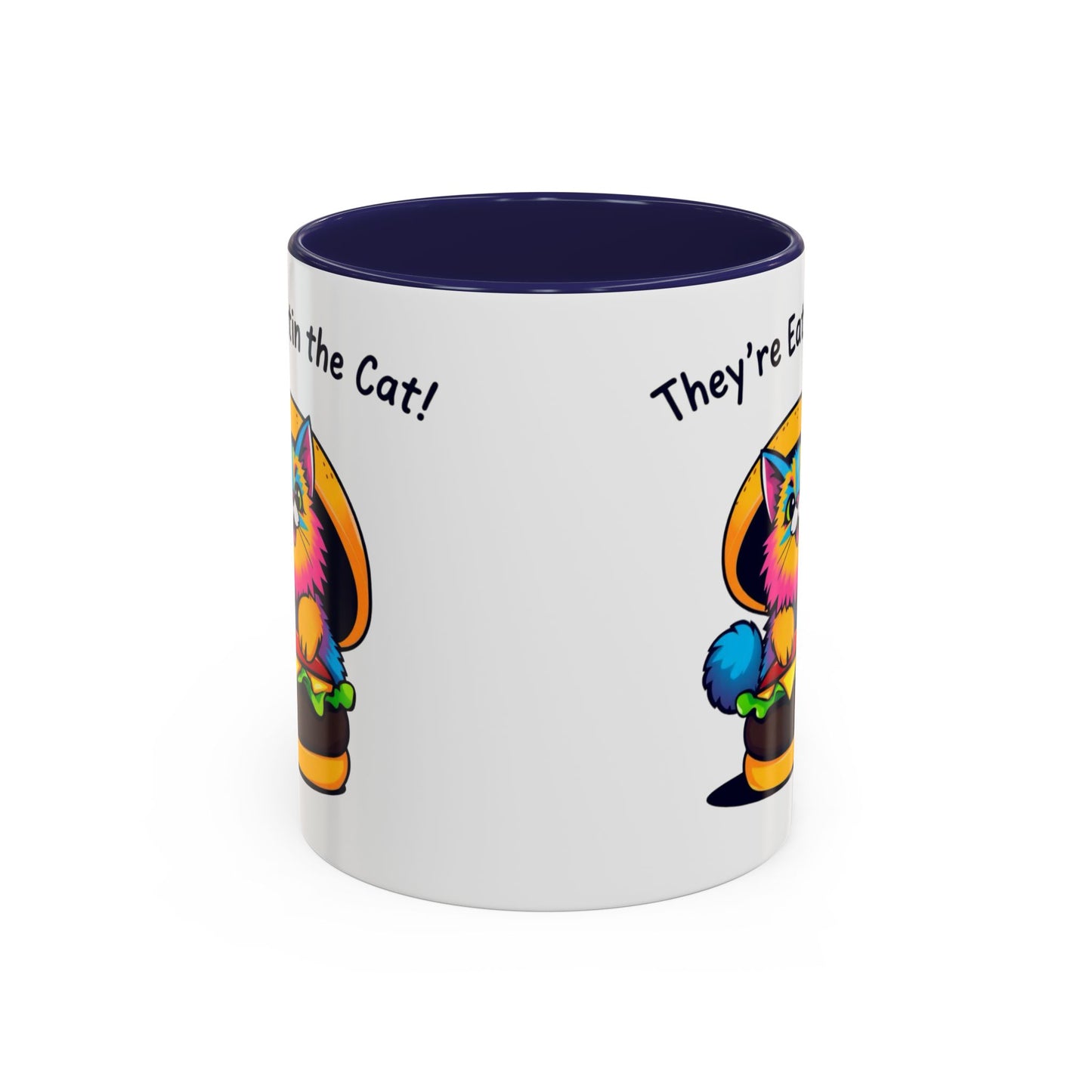 Whimsical Cat Themed Coffee Mug – Fun Pet Lover's Gift