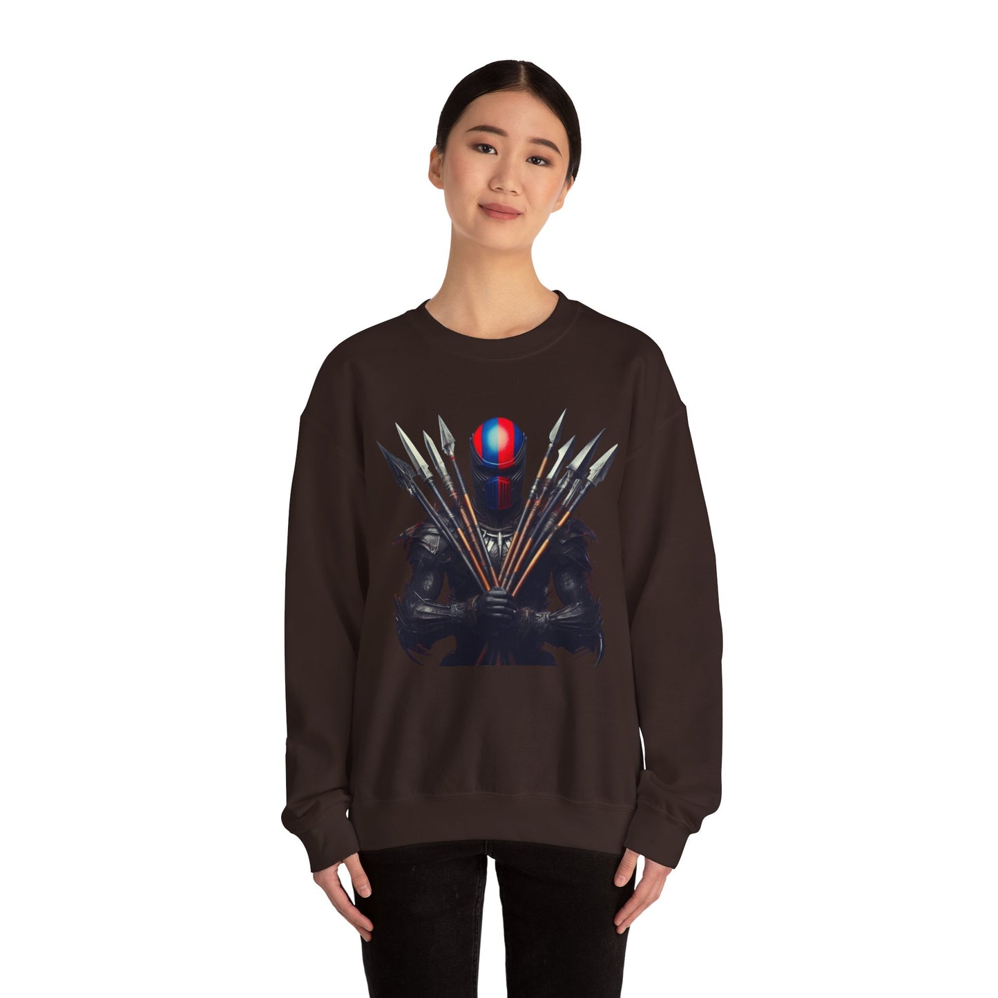 Fierce Warrior Graphic Sweatshirt - Unisex Heavy Blend™ Crewneck