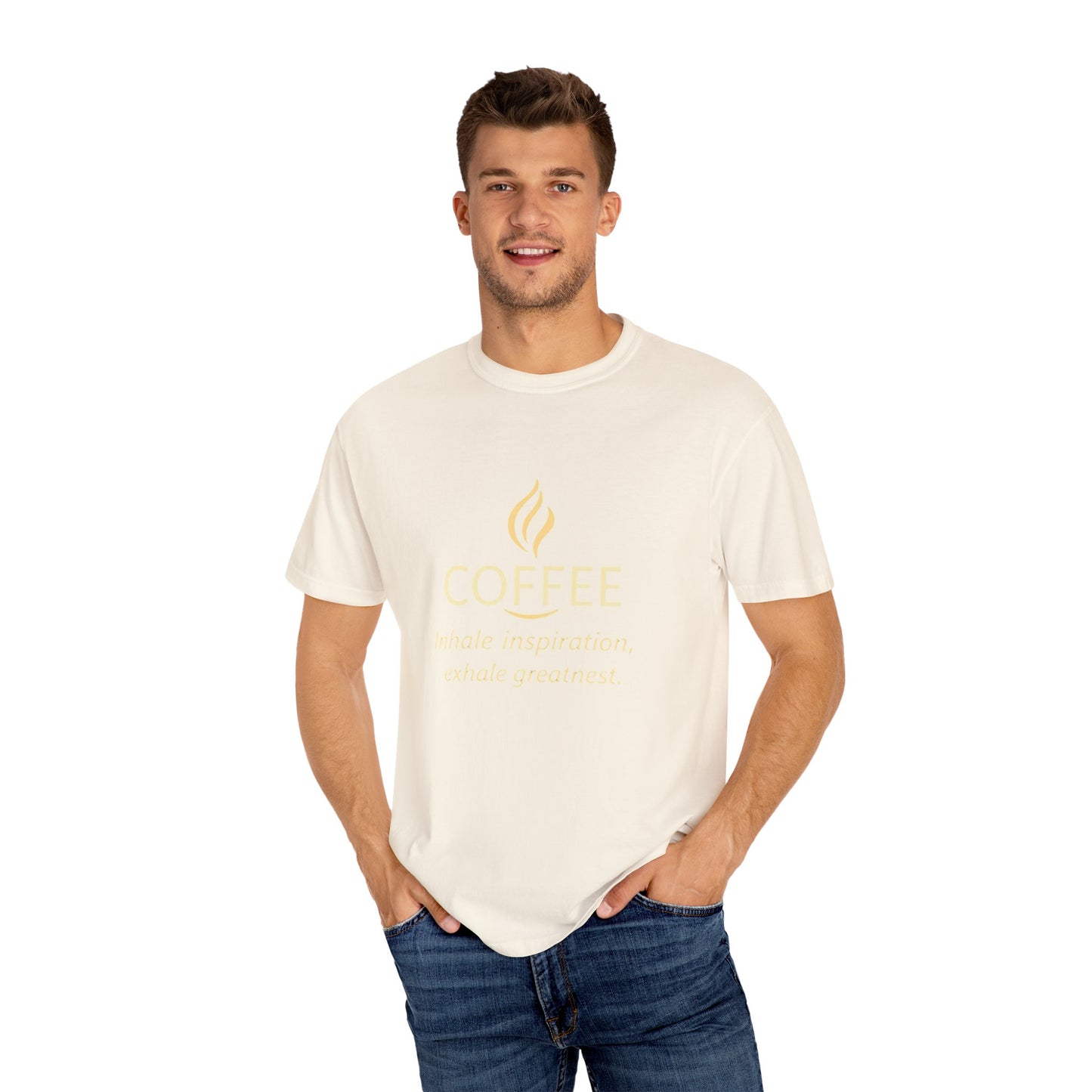 Coffee Unisex Garment-Dyed T-shirt