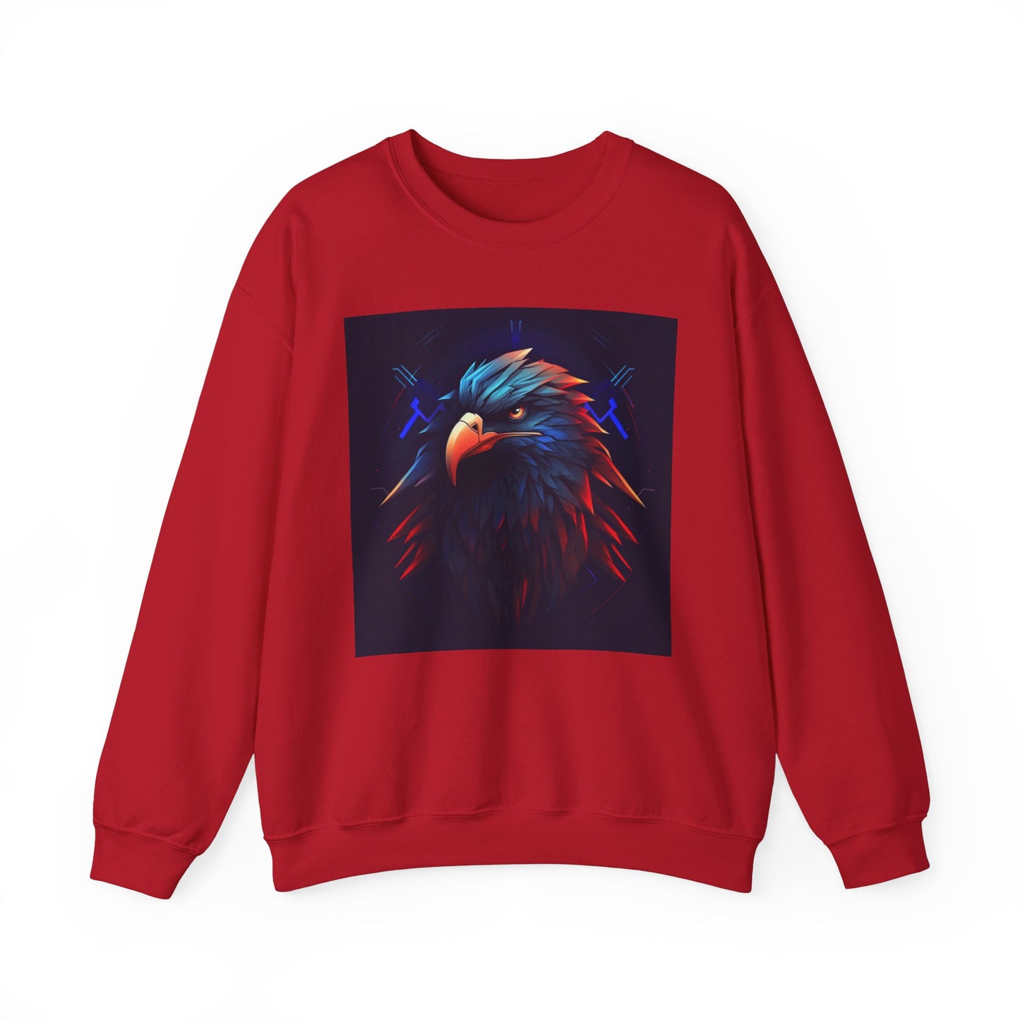 Bold Eagle Graphic Unisex Crewneck Sweatshirt - Perfect for Nature Lovers