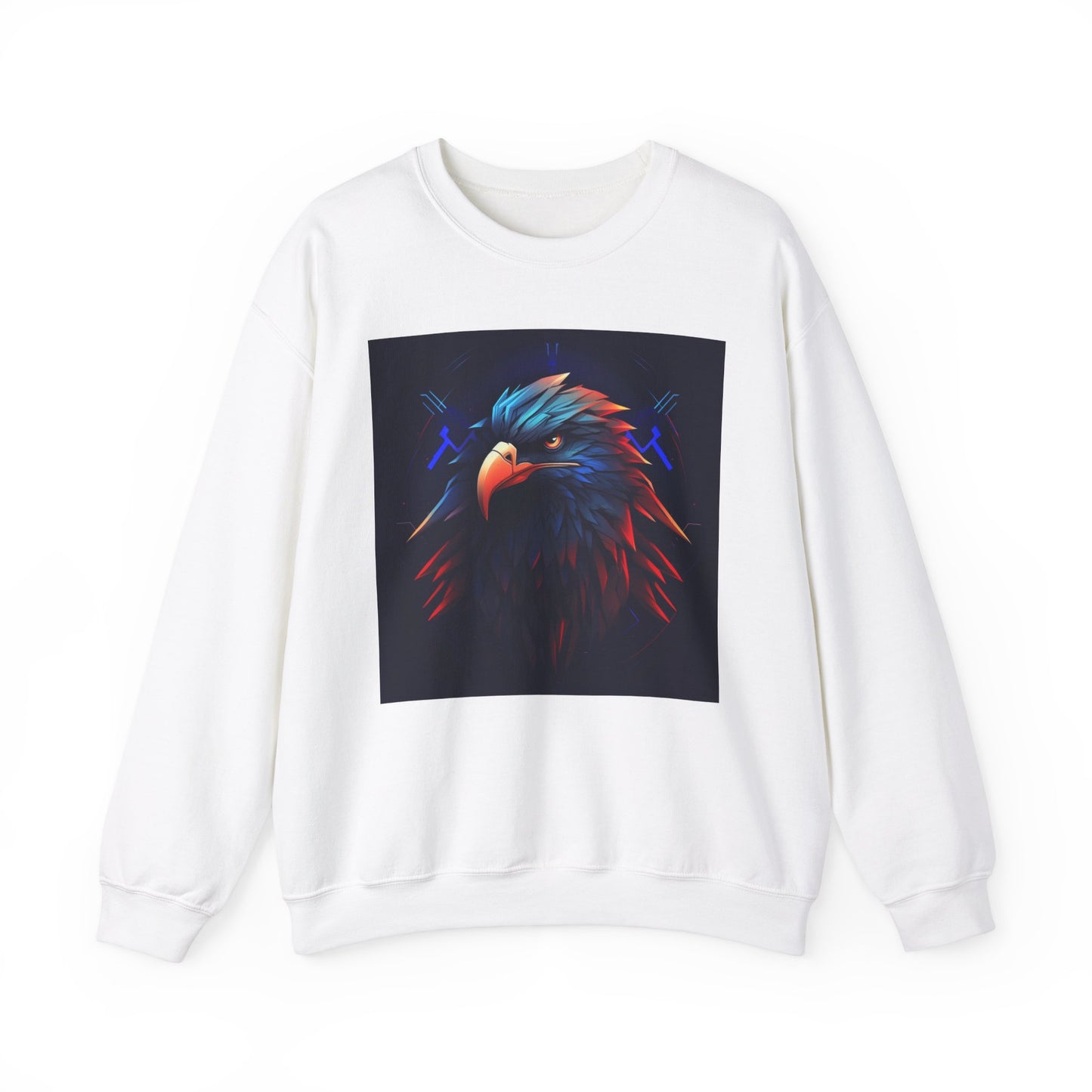 Bold Eagle Graphic Unisex Crewneck Sweatshirt - Perfect for Nature Lovers