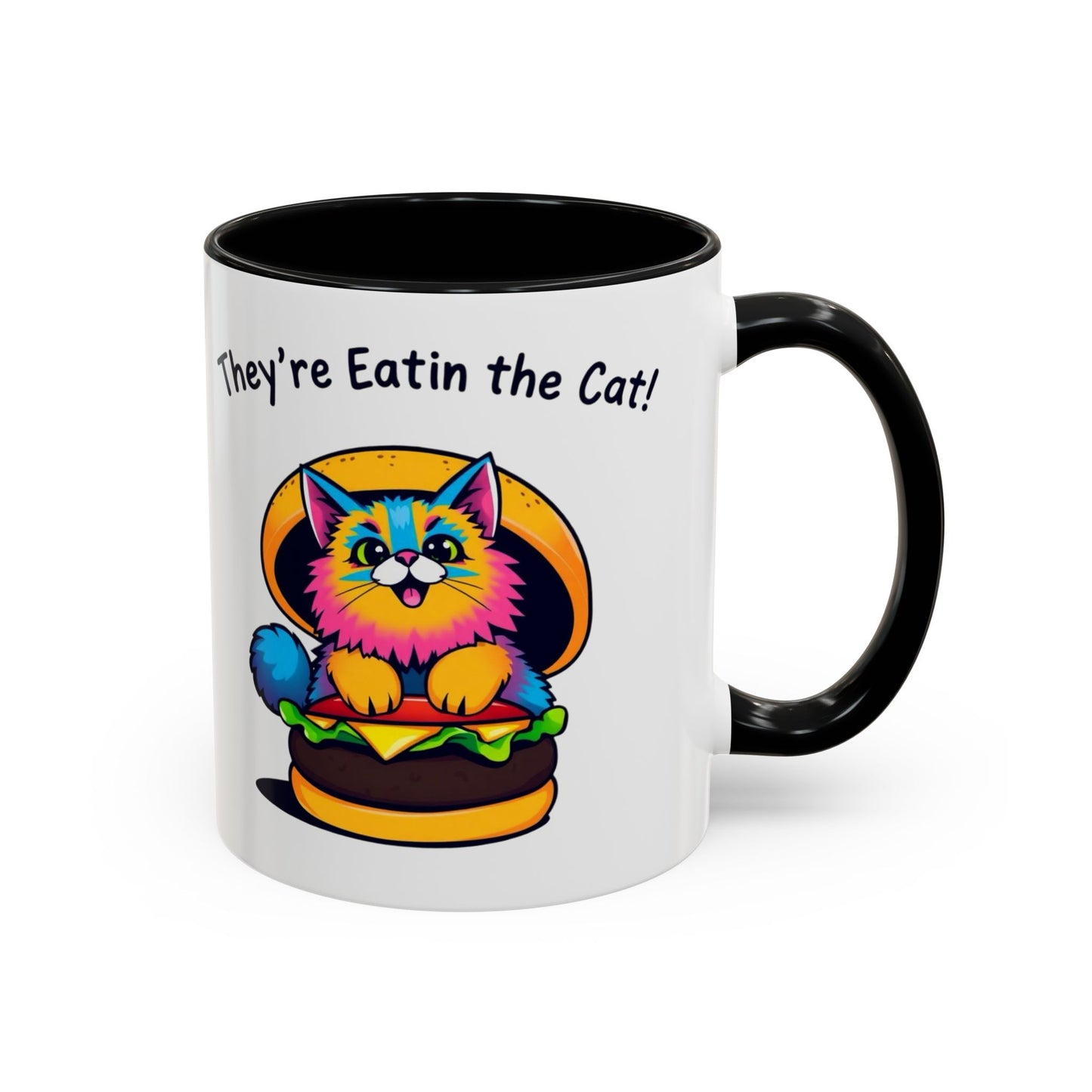 Whimsical Cat Themed Coffee Mug – Fun Pet Lover's Gift