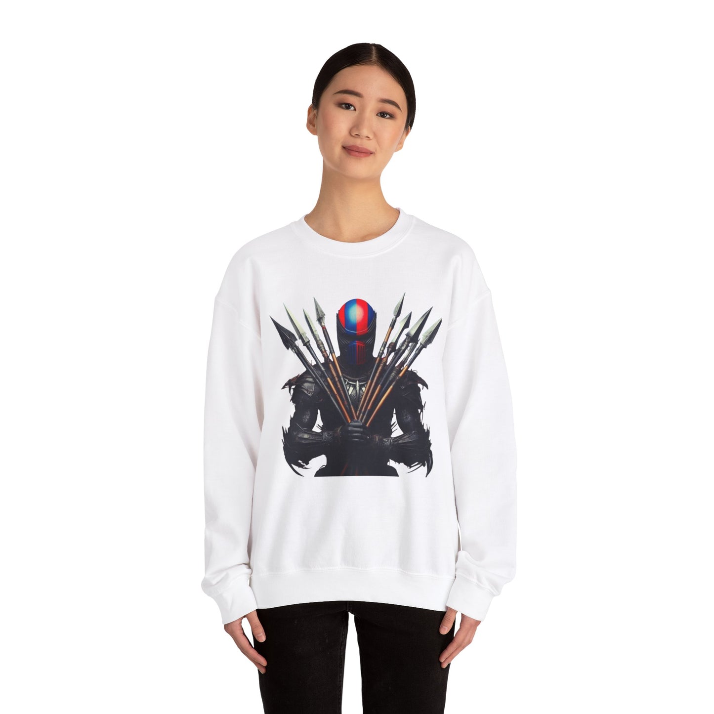 Fierce Warrior Graphic Sweatshirt - Unisex Heavy Blend™ Crewneck