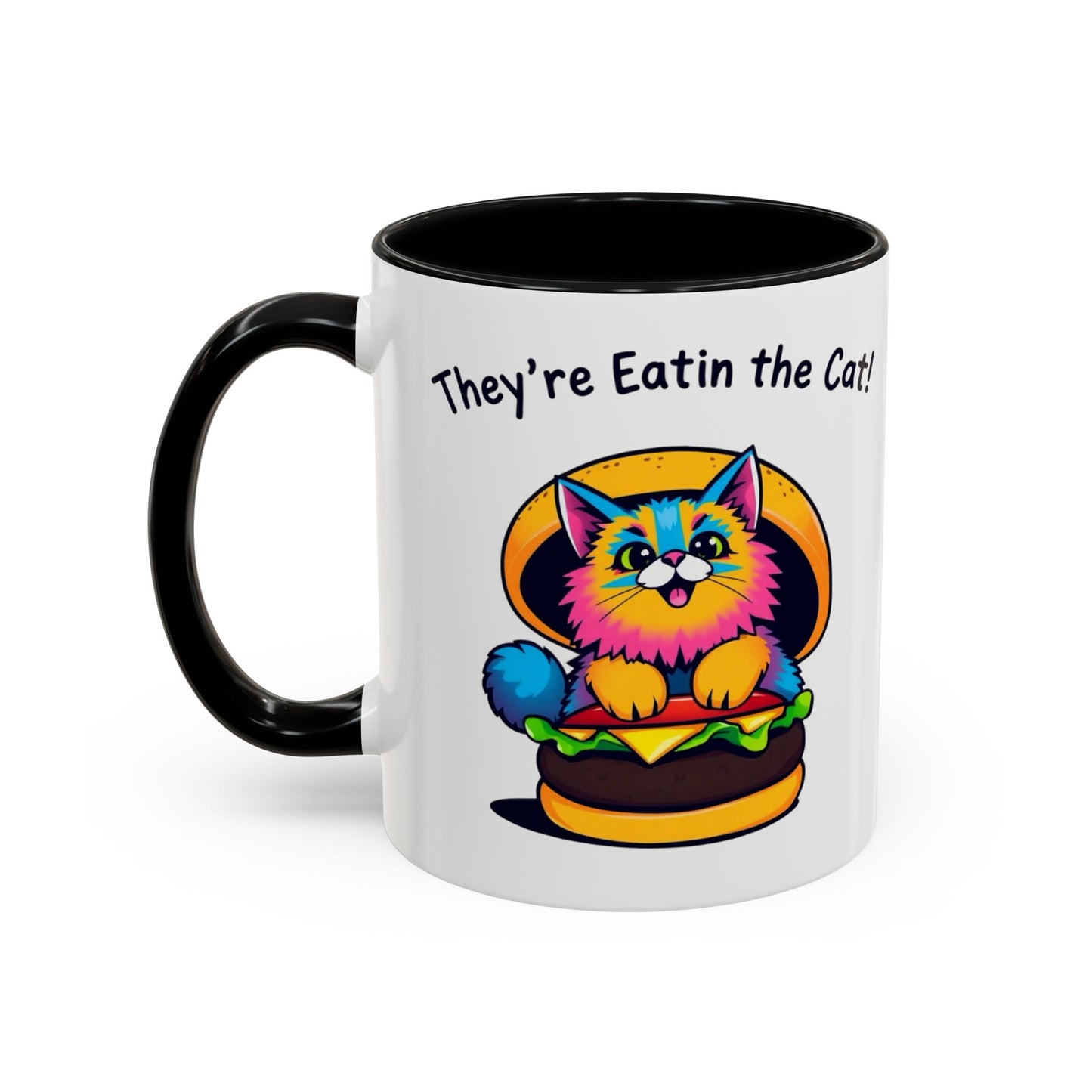 Whimsical Cat Themed Coffee Mug – Fun Pet Lover's Gift