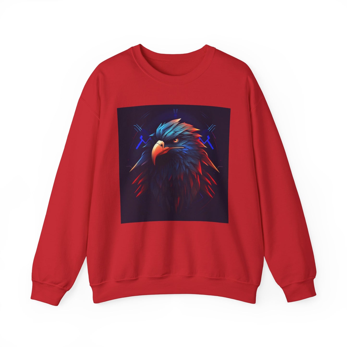 Bold Eagle Graphic Unisex Crewneck Sweatshirt - Perfect for Nature Lovers