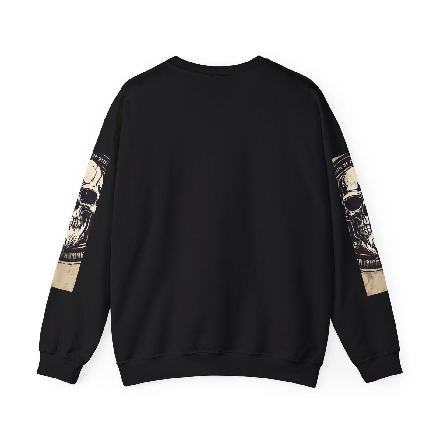 Skull Graphic Unisex Crewneck Sweatshirt – Edgy Vintage Style